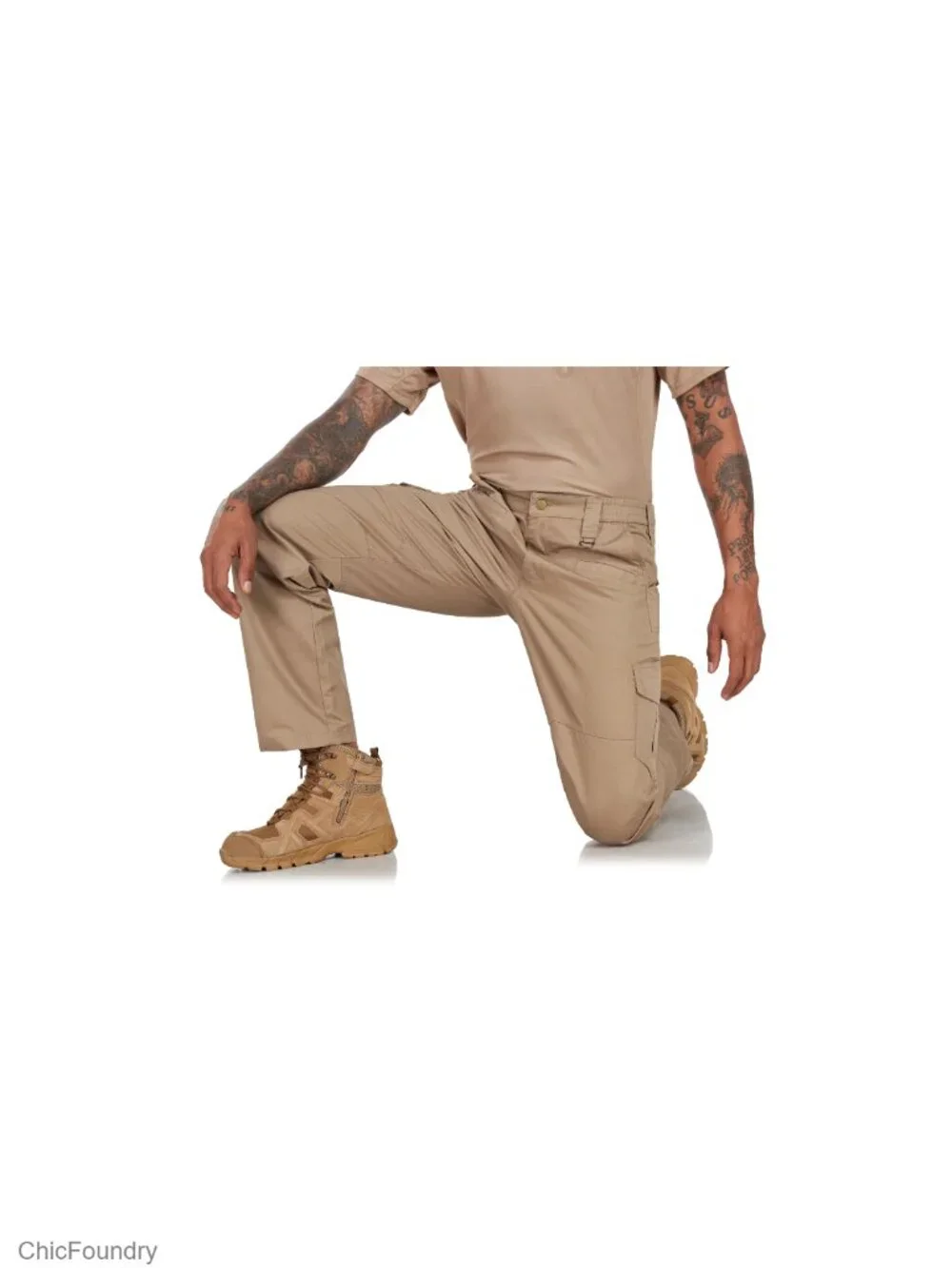 Ripstop Water Resistant Cargo Tactical Pants with 9 Pockets for Work Hiking